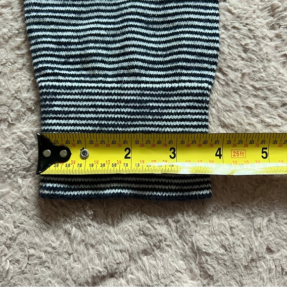 Express Cotton Blend Striped Hooded Sweater Women’s Size M - Picture 4 of 9